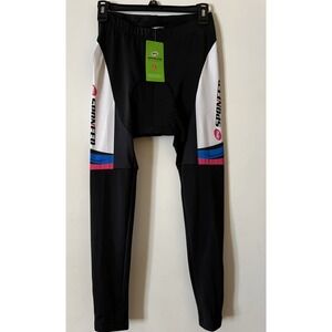 SPONEED Padded Cycling Biking Pants Zip Ankle Biking Men's SM Water Stain